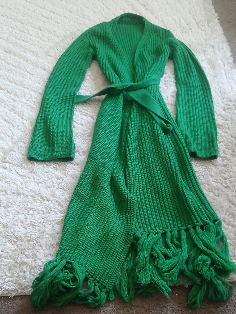 WORN HANIFA CROCHET CARDIGAN (CAN LITERALLY FIT ANY SIZE)